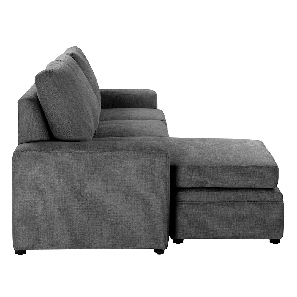 Sofá Chaise con Tabuerete Canvas