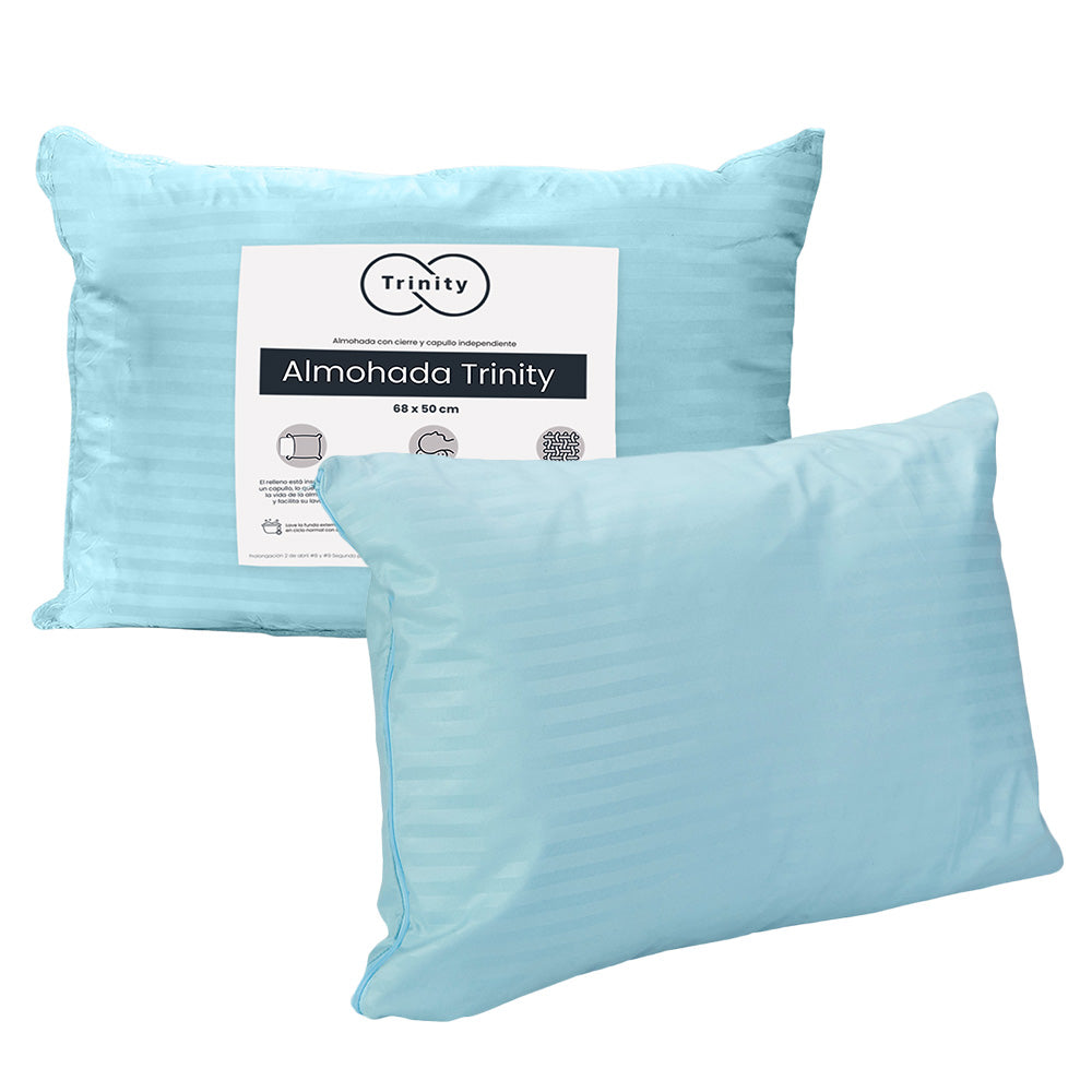 Colcha Trinity Azul Marino con Ropa de Cama