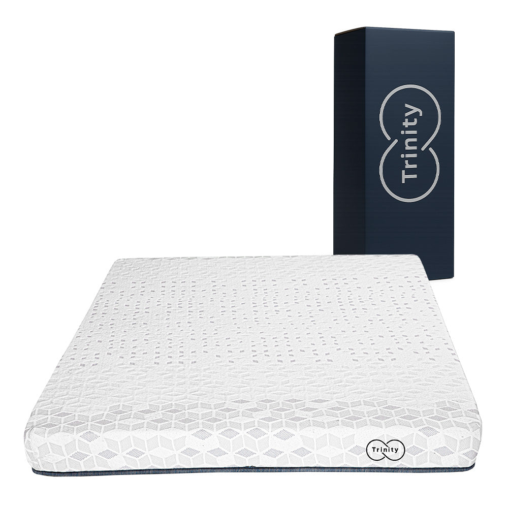 Colchon en Caja Trinity con Ropa de Cama