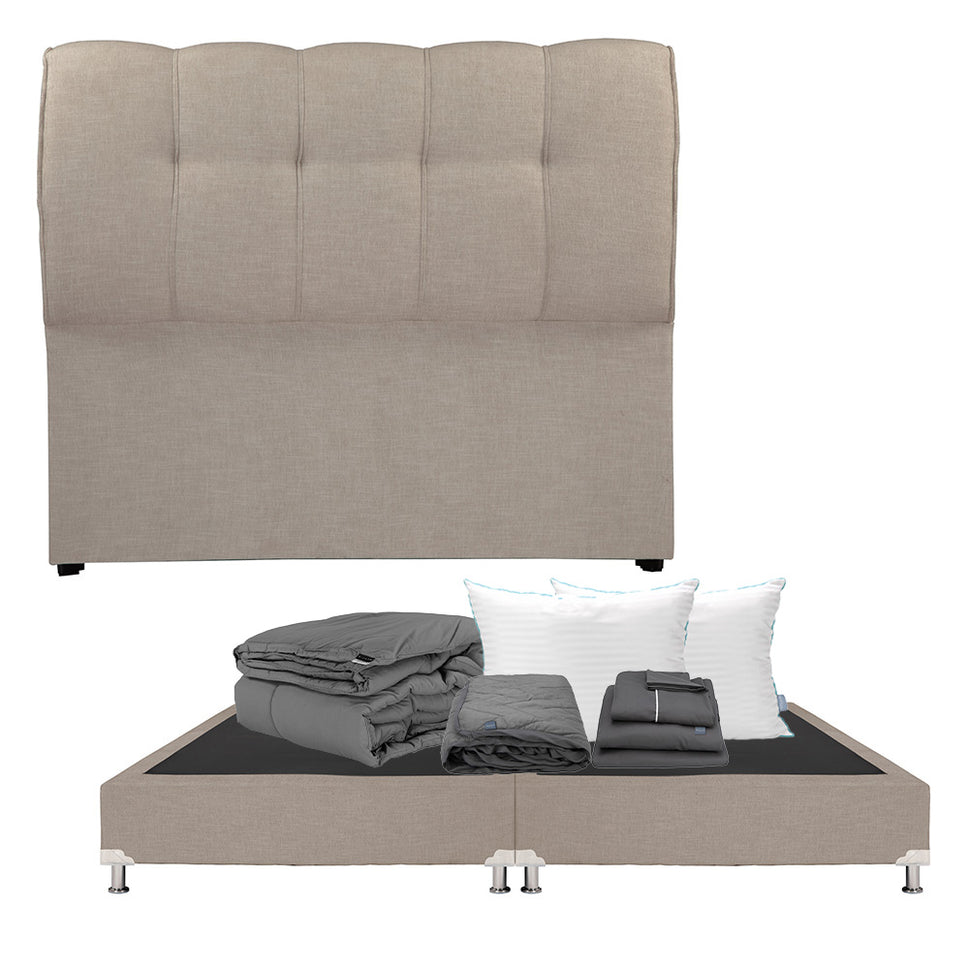 Cabecera Kiri Con Box Con Ropa de Cama