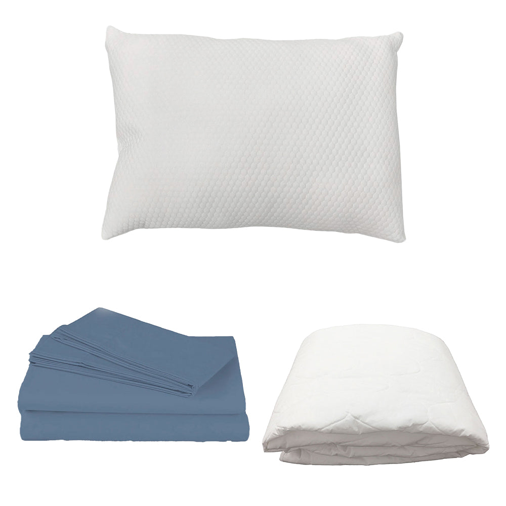 Protector Ultra con Sábanas y Almohada
