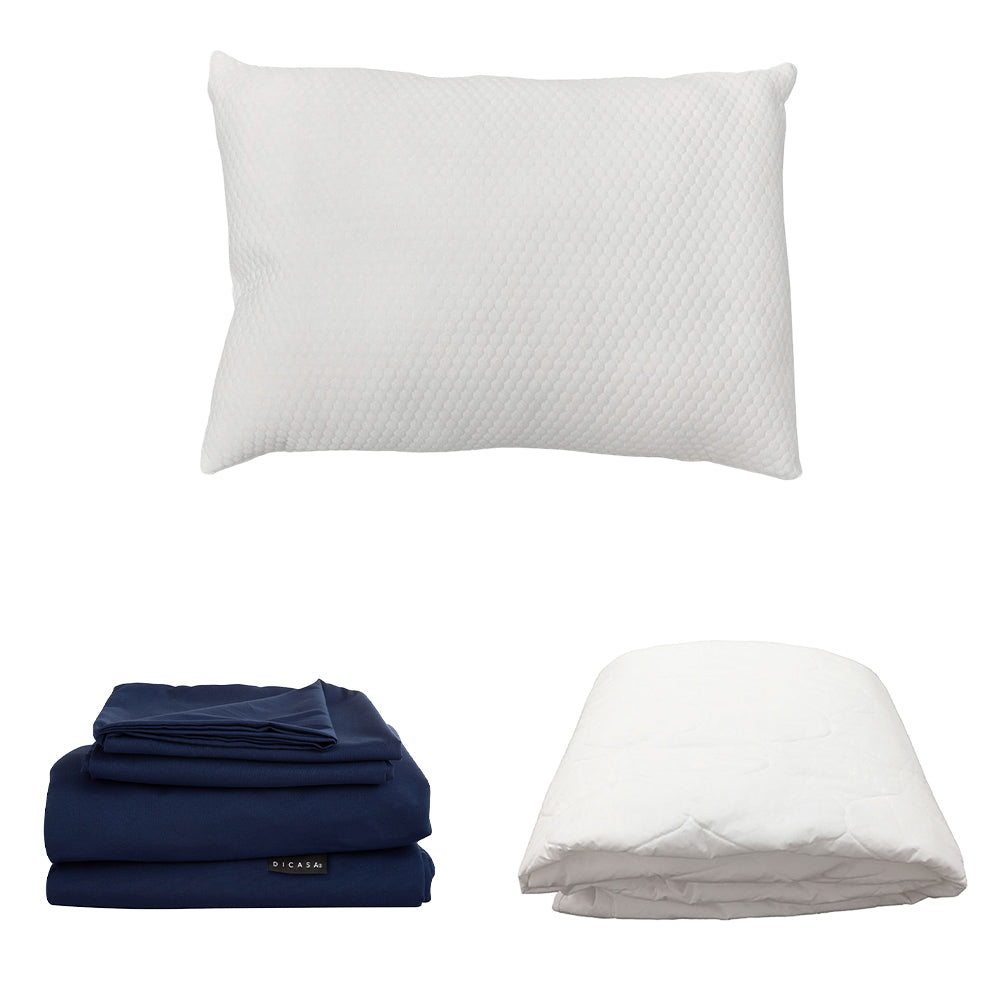 Protector Ultra con Sábanas y Almohada