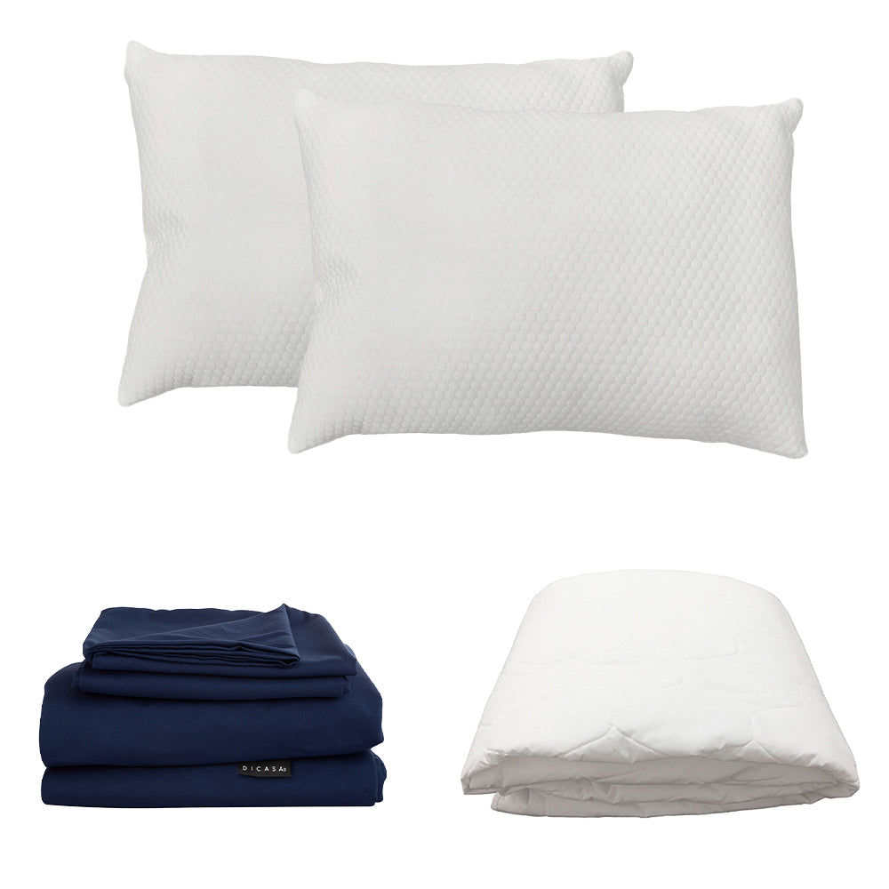 Protector Ultra con Sábanas y Almohada