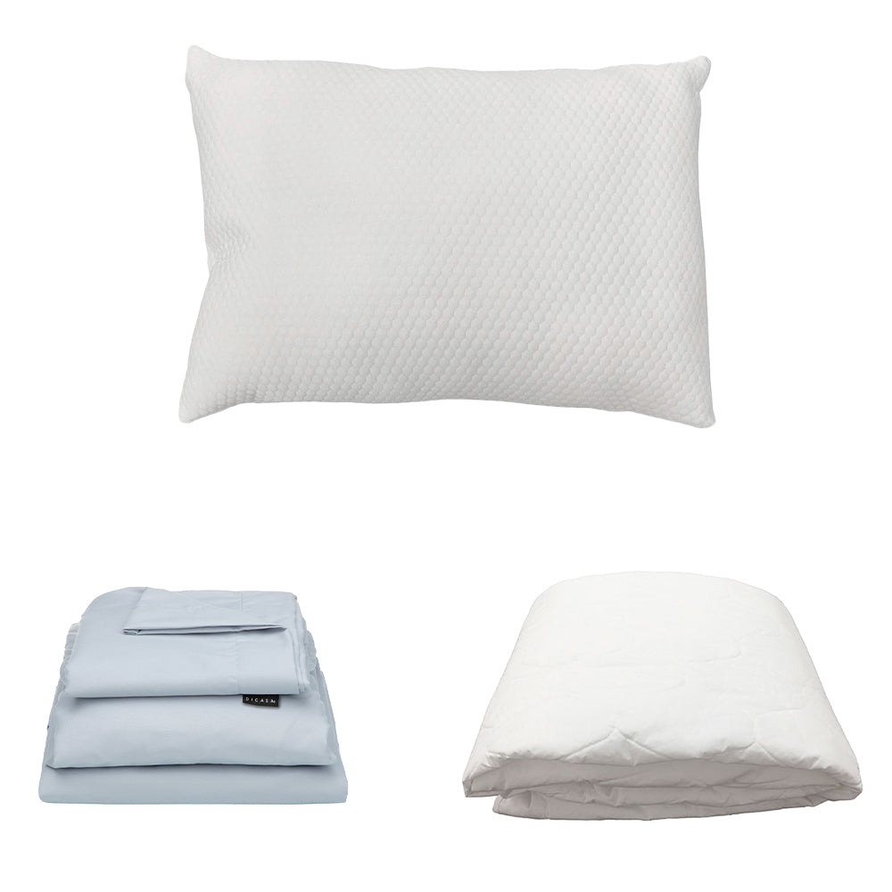 Protector Ultra con Sábanas y Almohada