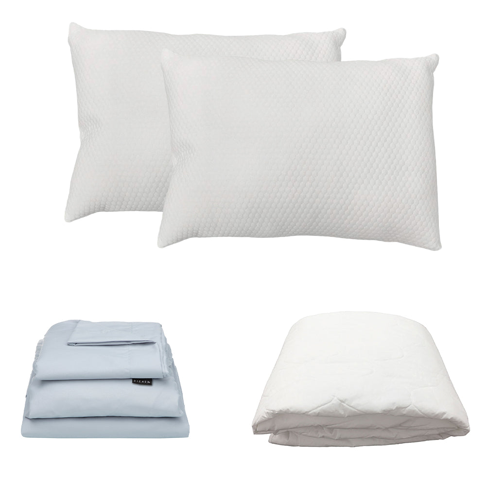 Protector Ultra con Sábanas y Almohada