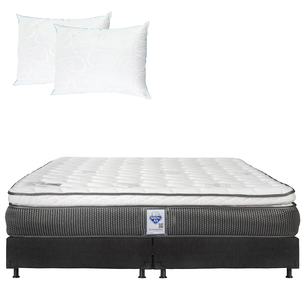 Colchón Spring Air Phantom con Box con Ropa de Cama