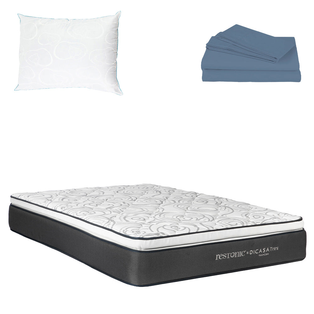 Colchón Restonic Trini con Ropa de Cama