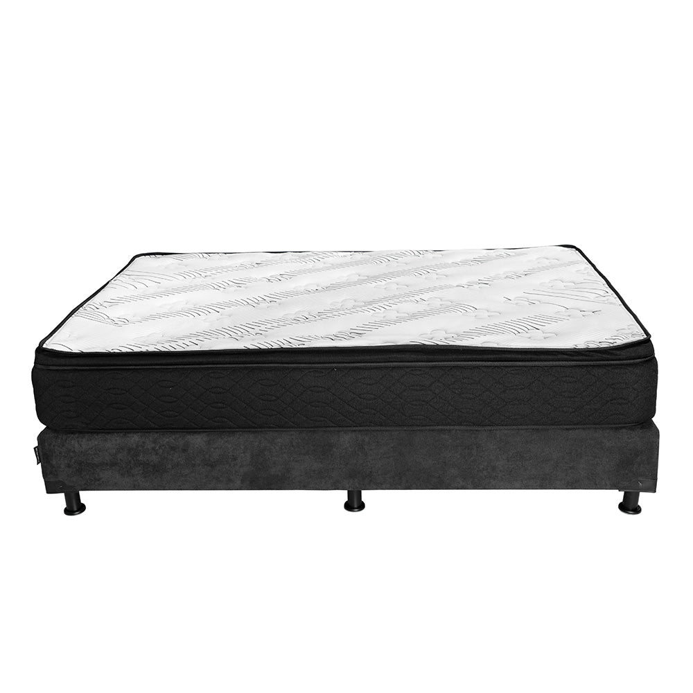 Colchón Enzo  con box con Ropa de Cama