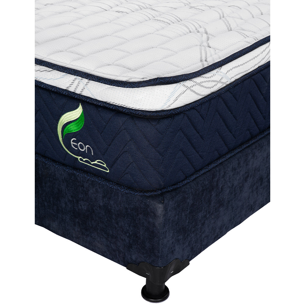 Colchón Eon  con box con Ropa de Cama