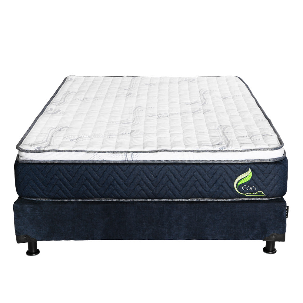 Colchón Eon  con box con Ropa de Cama