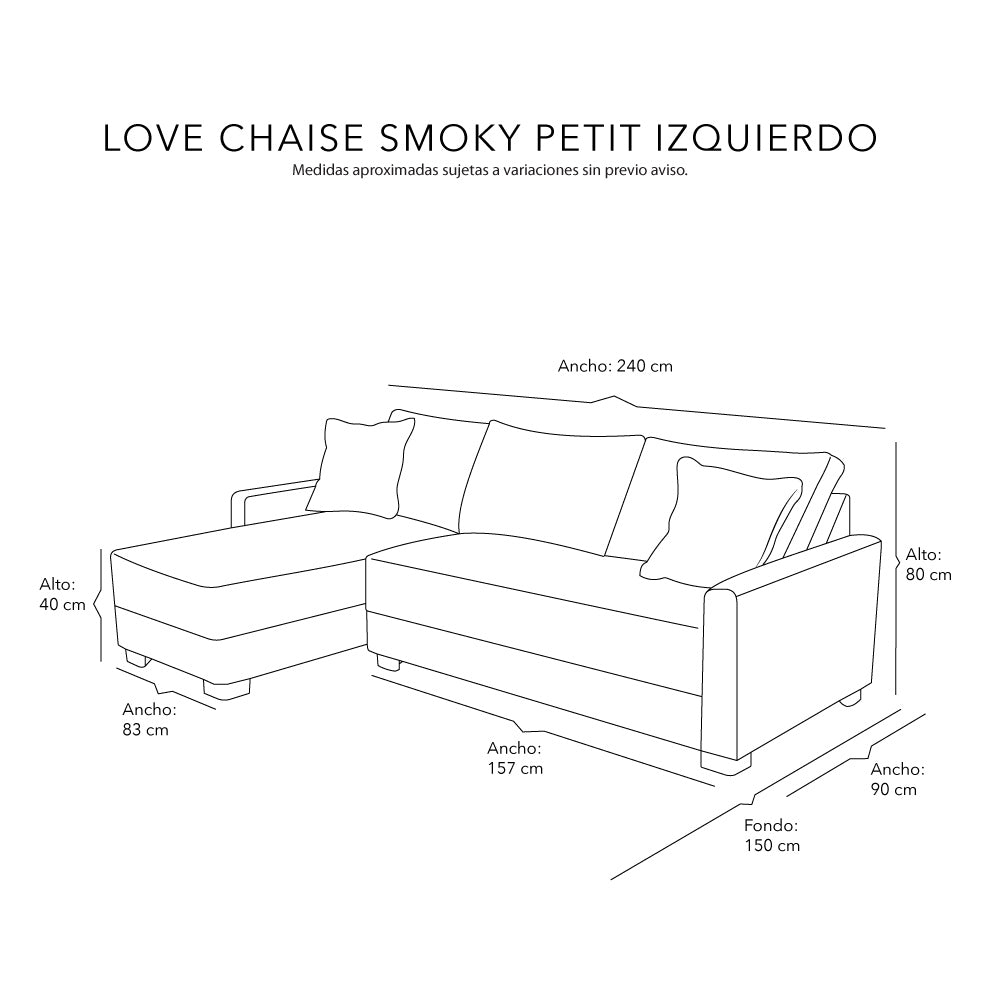 Love Chaise Smoky