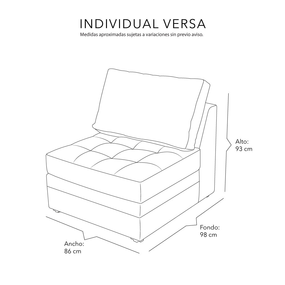 Sillón Individual Versa