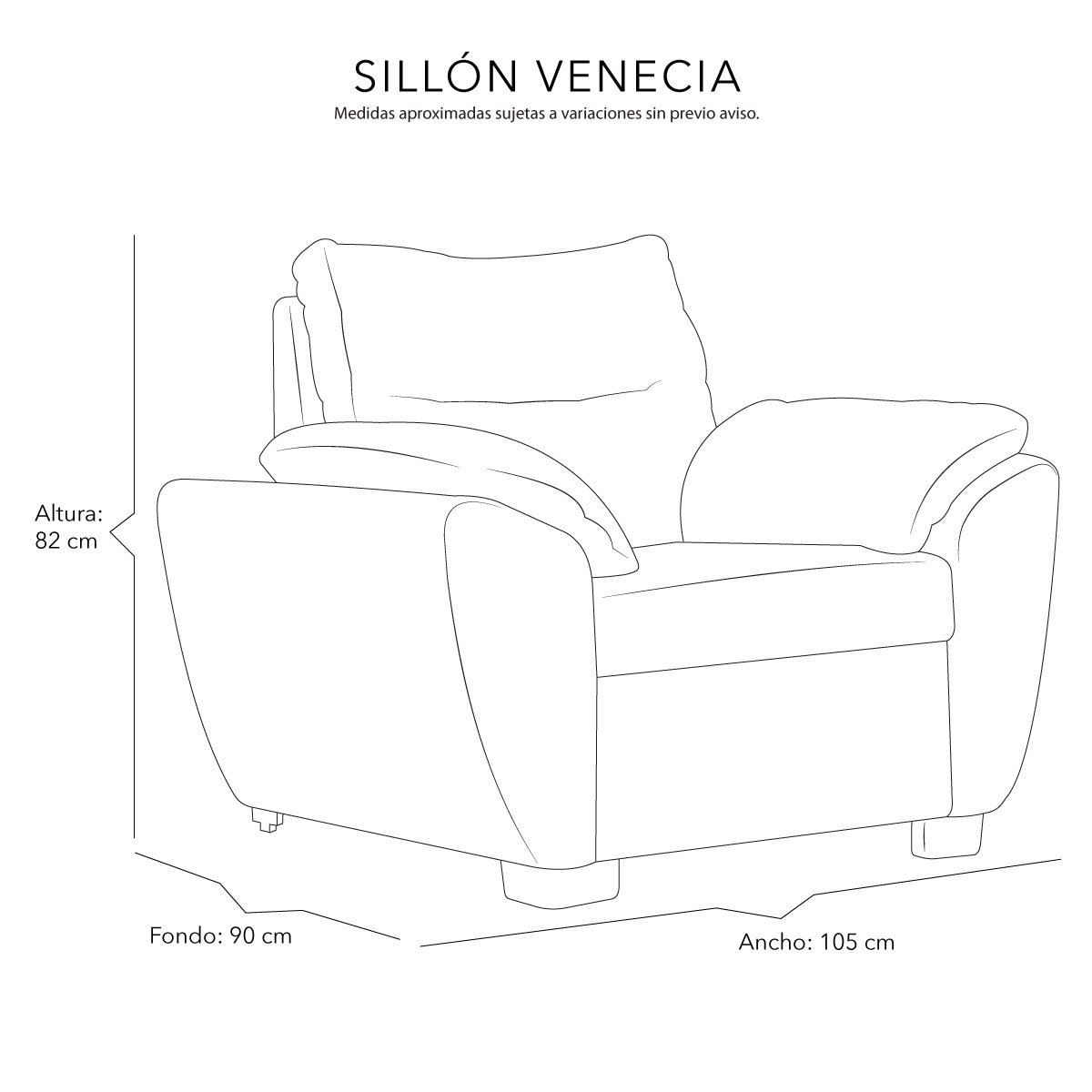 Sillón Venecia