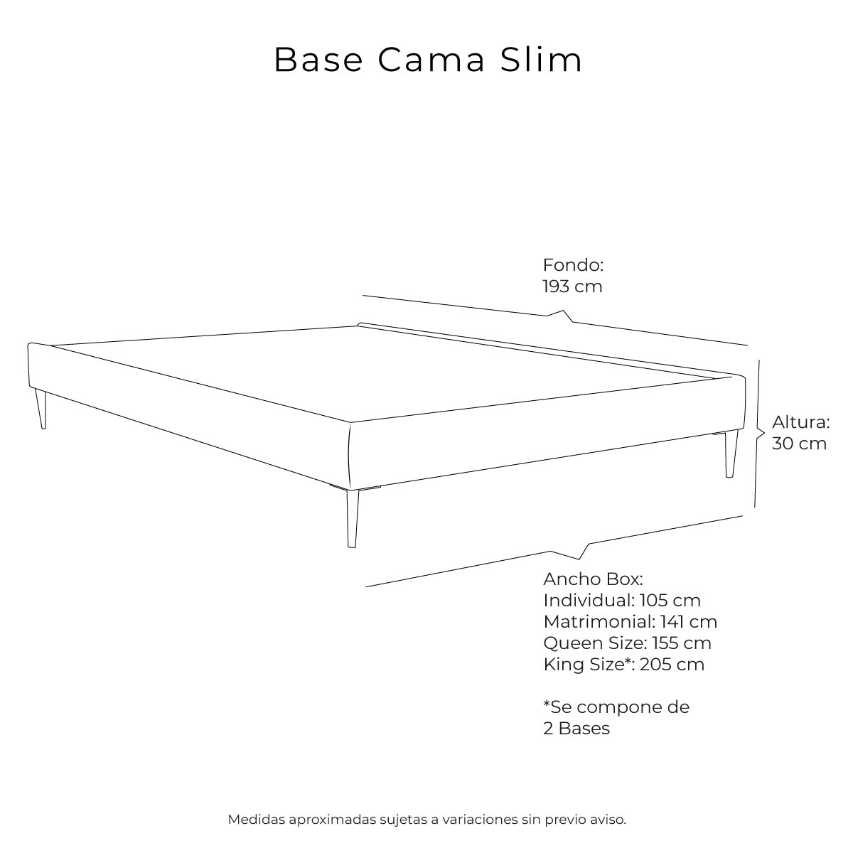 Base Cama Slim