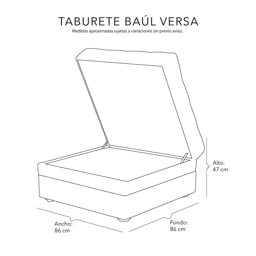 Taburete Baúl Versa