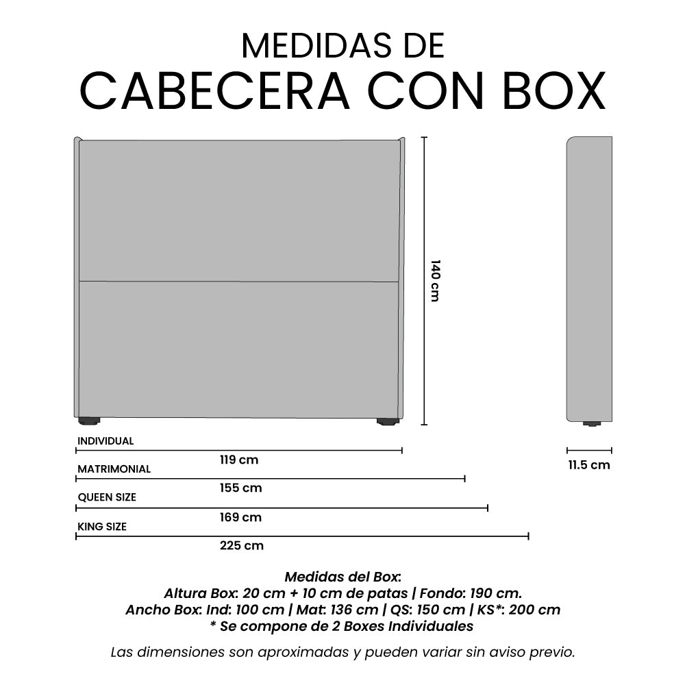 Cabecera Bruks con Box