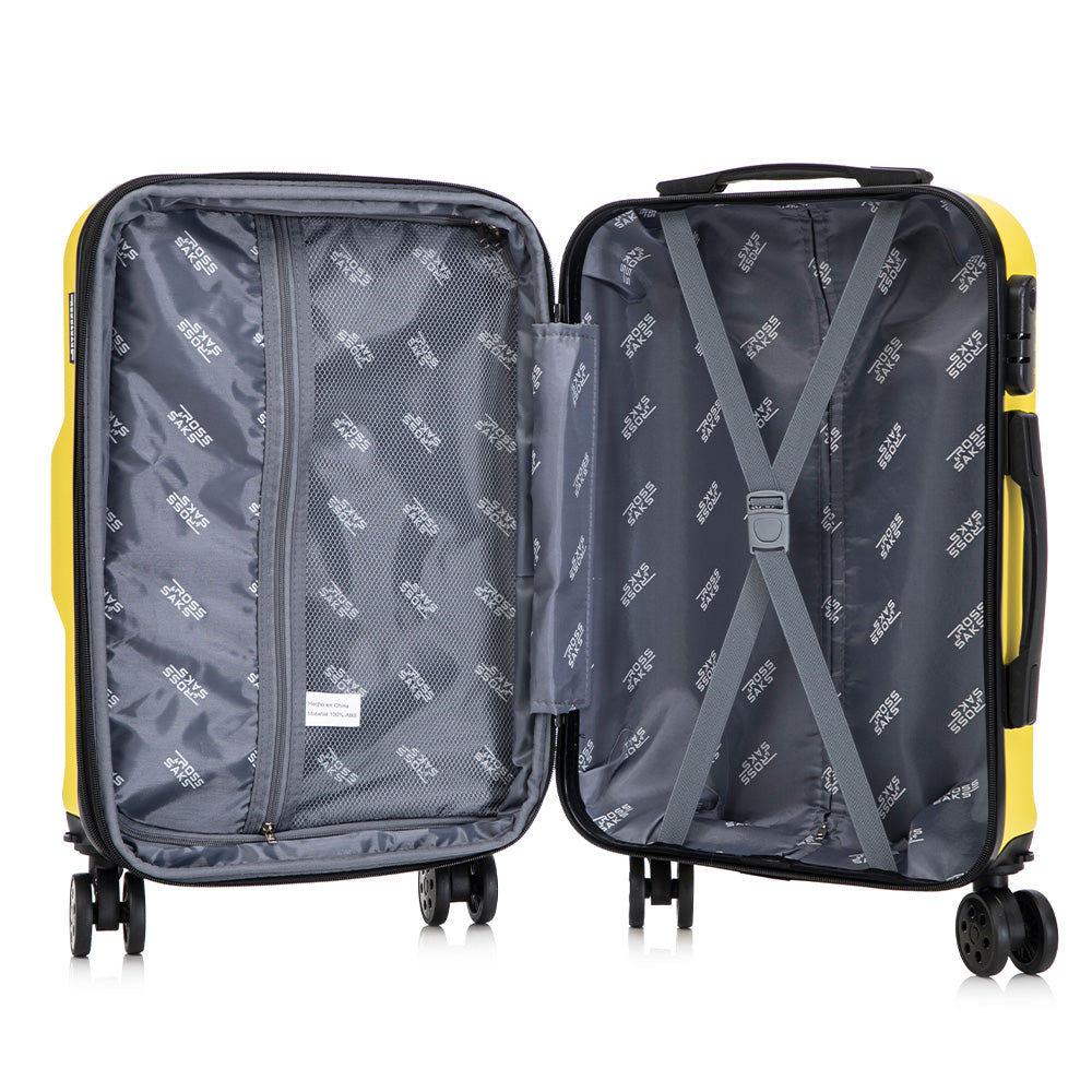 Maleta de Mano Rígida 6003 Expandible 10Kg | Con Ruedas 360° – Ideal para Viaje y Cabina