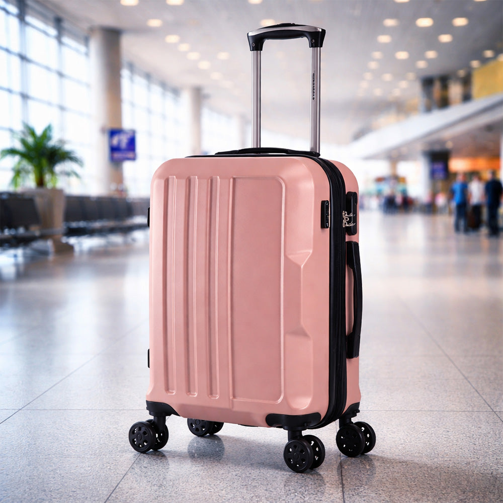 Maleta de Mano Rígida 6003 Expandible 10Kg | Con Ruedas 360° – Ideal para Viaje y Cabina