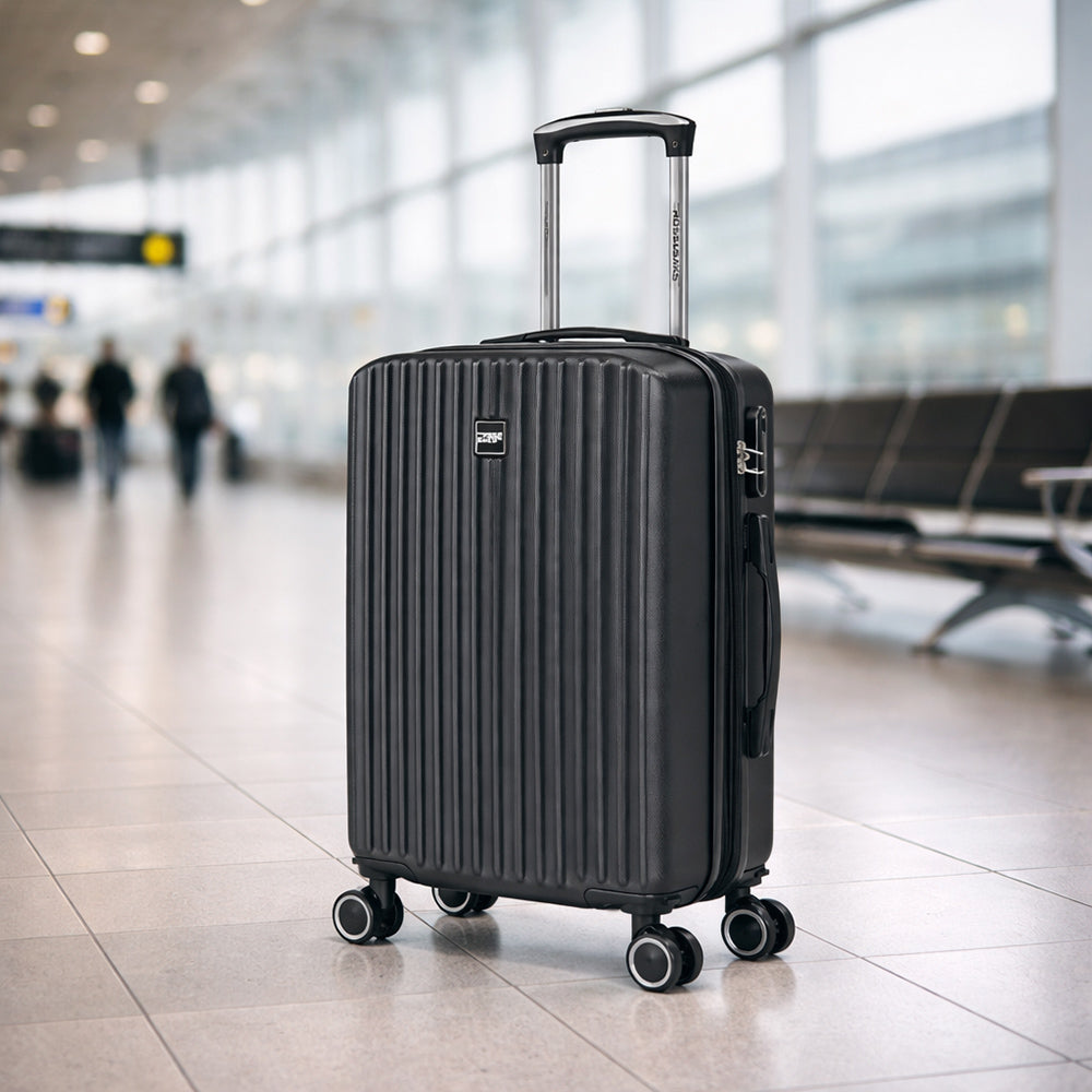 Maleta de Mano Rígida Expandible 10Kg | Con Ruedas 360° y Forro Impermeable – Ideal para Viaje y Cabina