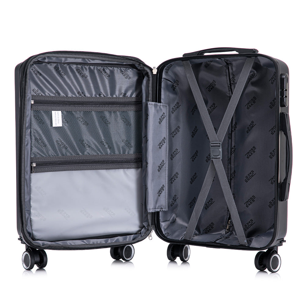 Maleta de Mano Rígida Expandible 10Kg | Con Ruedas 360° y Forro Impermeable – Ideal para Viaje y Cabina
