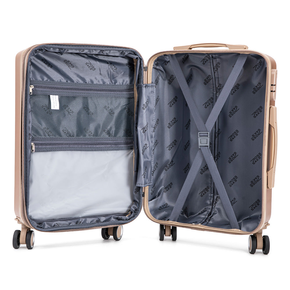 Maleta de Mano 6021 Rígida Expandible 10Kg | Con Ruedas 360° y Forro Impermeable – Ideal para Viaje y Cabina