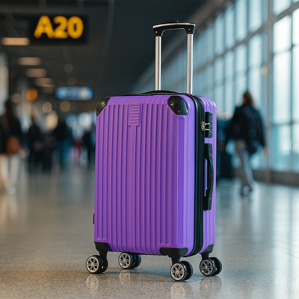 Maleta de Mano Rígida Expandible 10Kg | Con Ruedas 360° – Ideal para Viaje y Cabina