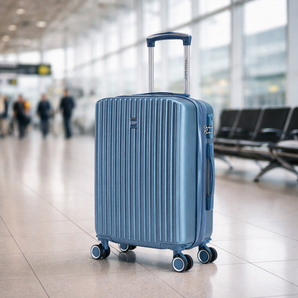 Maleta de Mano Rígida Expandible 10Kg | Con Ruedas 360° y Forro Impermeable – Ideal para Viaje y Cabina