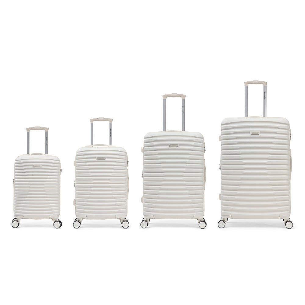 Set de 4 Maletas de Viaje Expandible Nomada | Con Ruedas 360° – Candado con combinación y mango ajustable