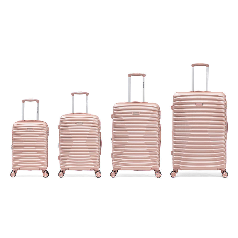Set de 4 Maletas de Viaje Expandible Nomada | Con Ruedas 360° – Candado con combinación y mango ajustable