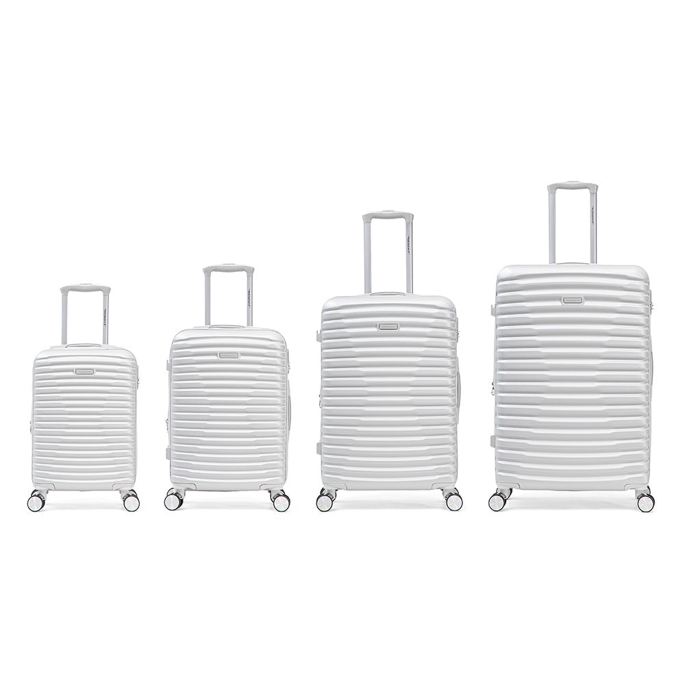 Set de 4 Maletas de Viaje Expandible Nomada | Con Ruedas 360° – Candado con combinación y mango ajustable