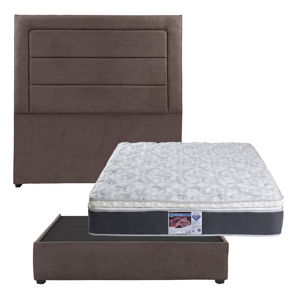 Cabecera Blend con Base Cama con Colchón
