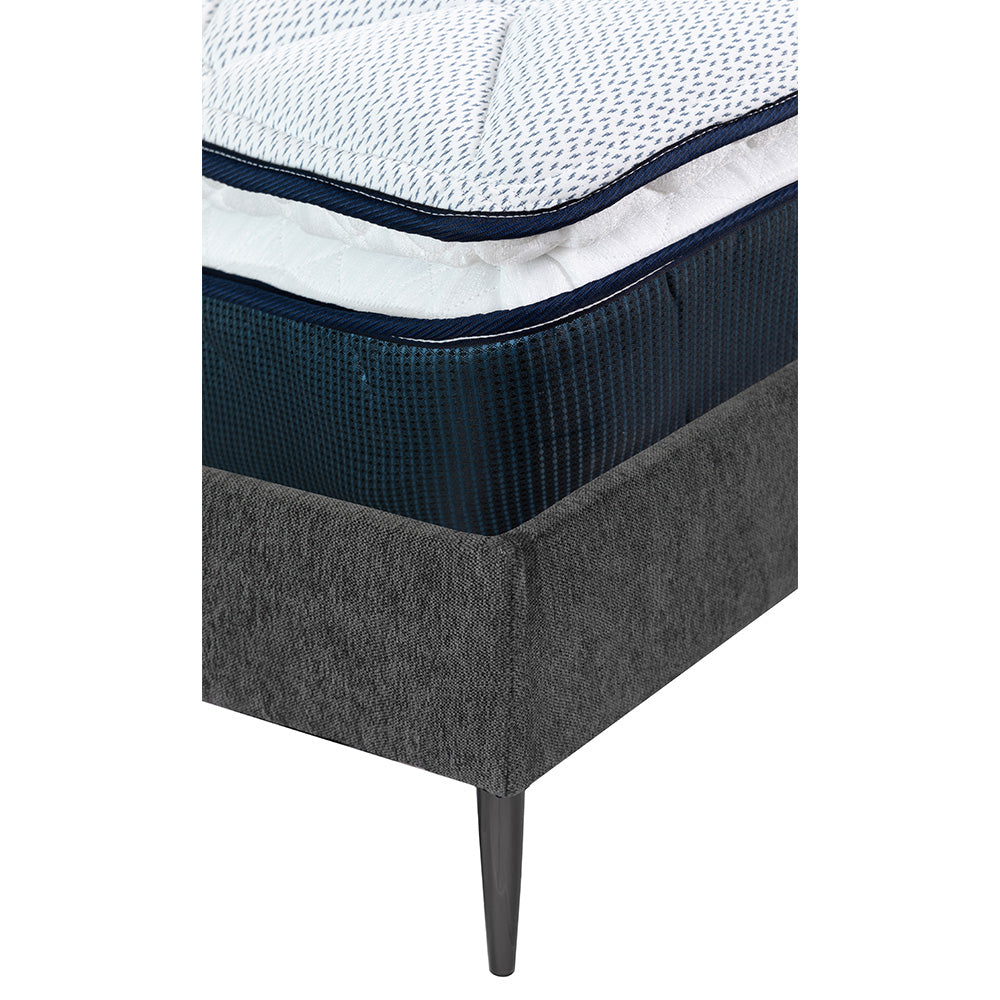 Colchón Spring Air Monaco con Base Cama y Ropa de Cama