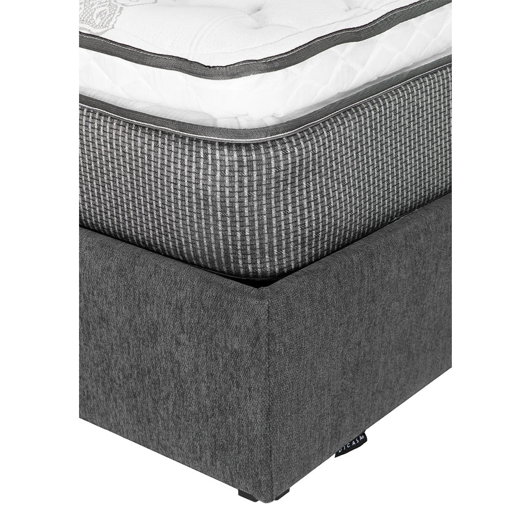 Colchón Spring Air Phantom con Base Cama y Ropa de Cama