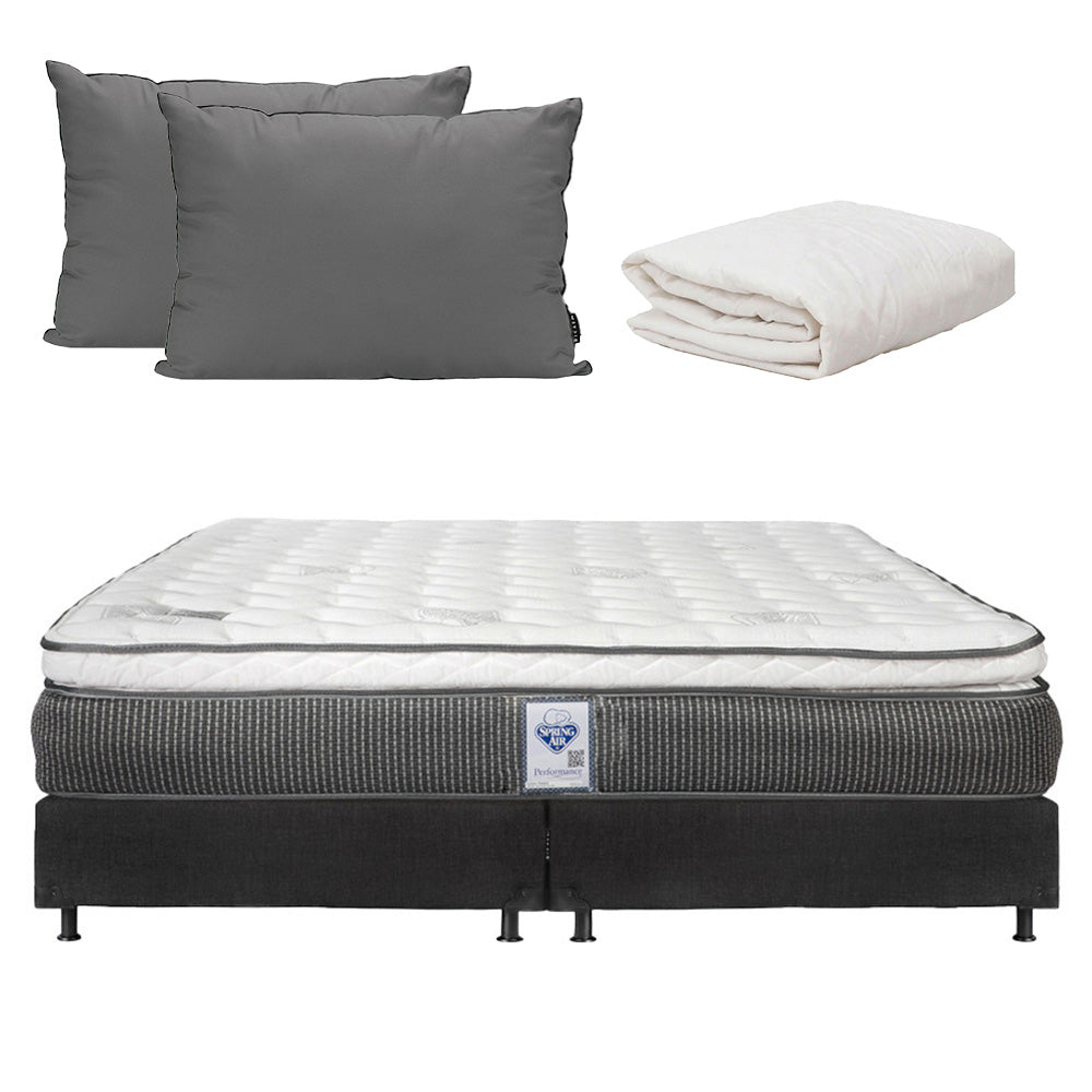Colchón Spring Air Phantom con Box con Ropa de Cama