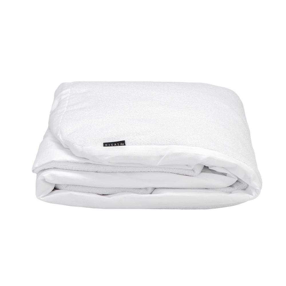 Cabecera Lugo con Base Cama Slim Azul con Ropa de Cama