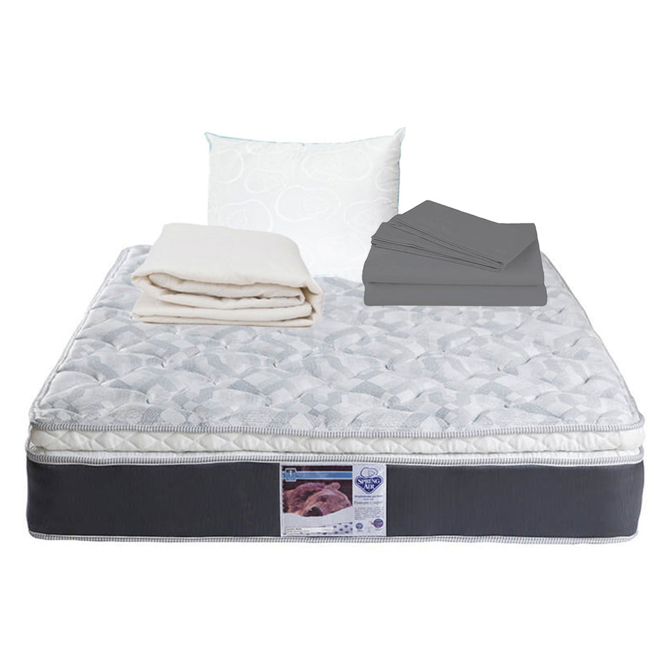 Colchón Spring Air Marte con Ropa de Cama