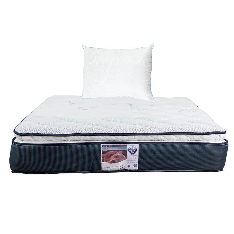 Colchón Spring Air Monaco con Ropa de Cama