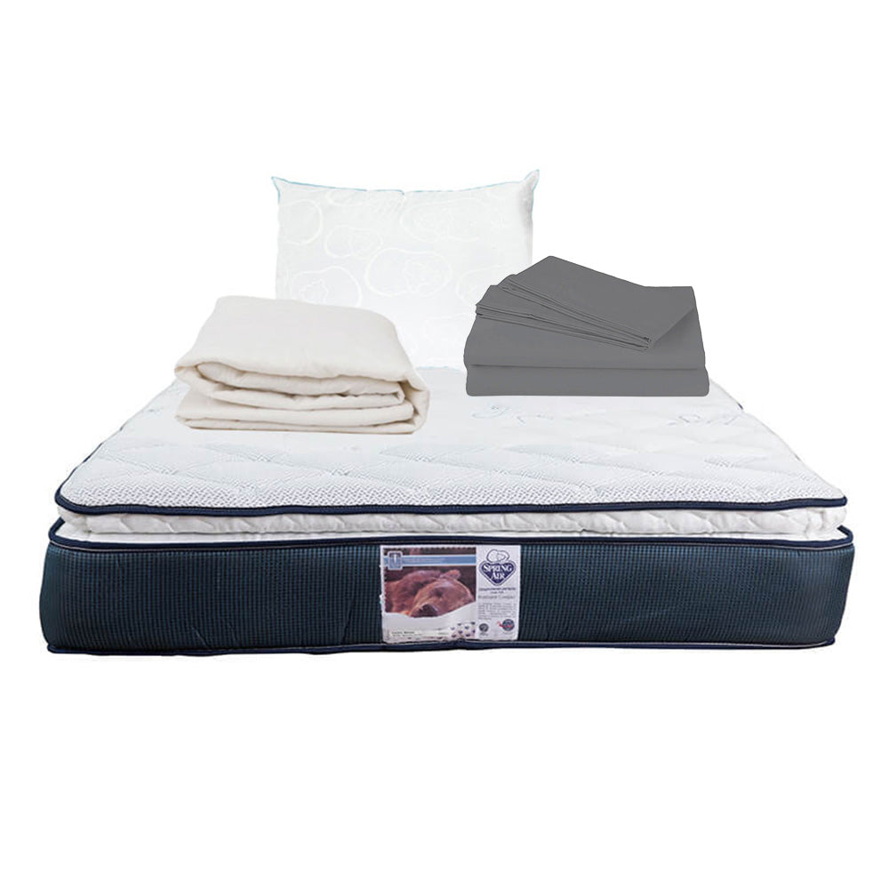 Colchón Spring Air Monaco con Ropa de Cama