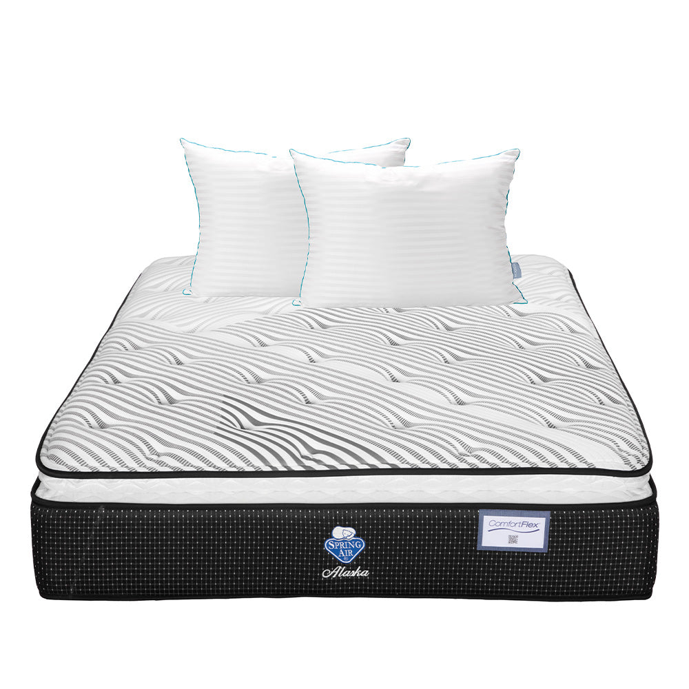 Colchón Spring Air Alaska con Ropa de Cama