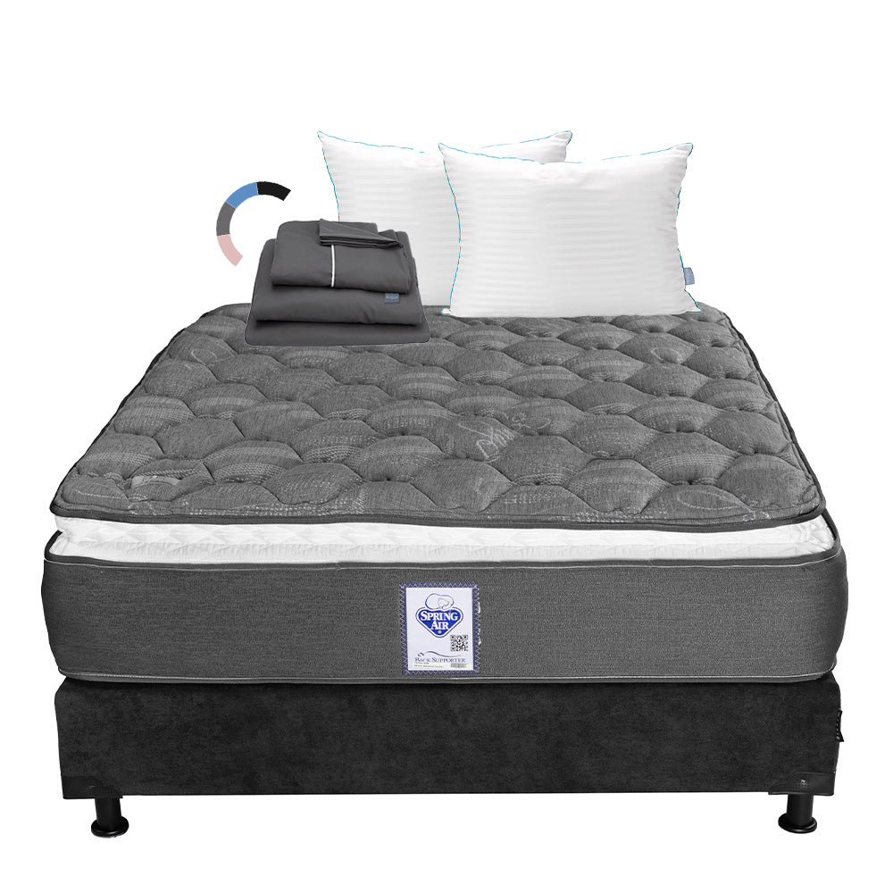 Colchón Aries con Box con Ropa de Cama