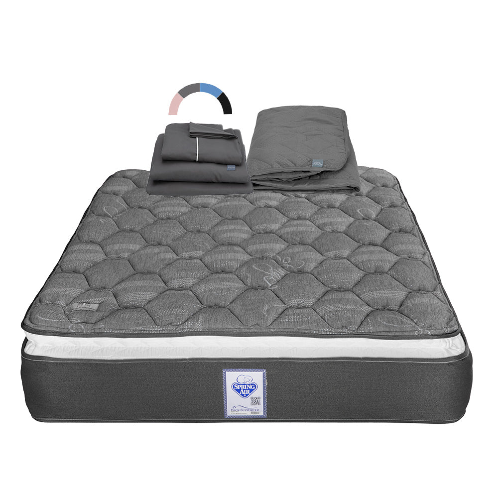 Colchón Spring Air Aries con Ropa de Cama