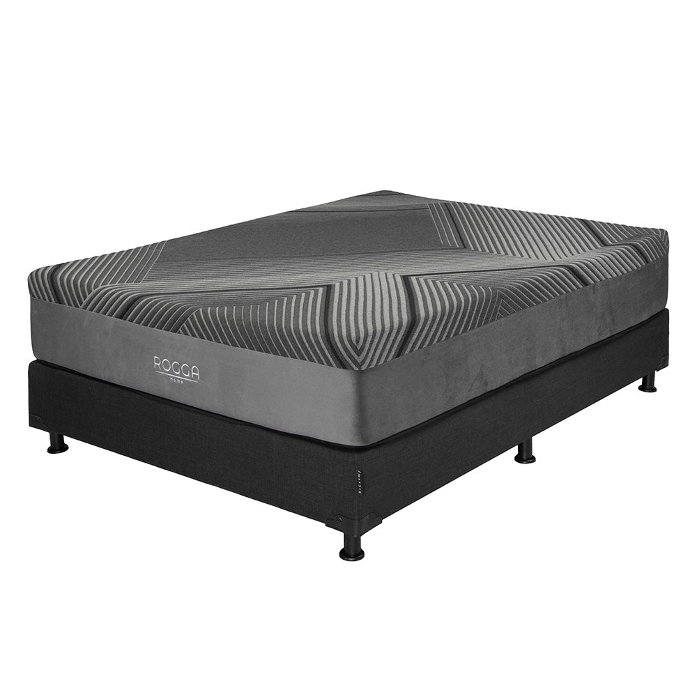 Colchón Rogga con Box con Ropa de Cama