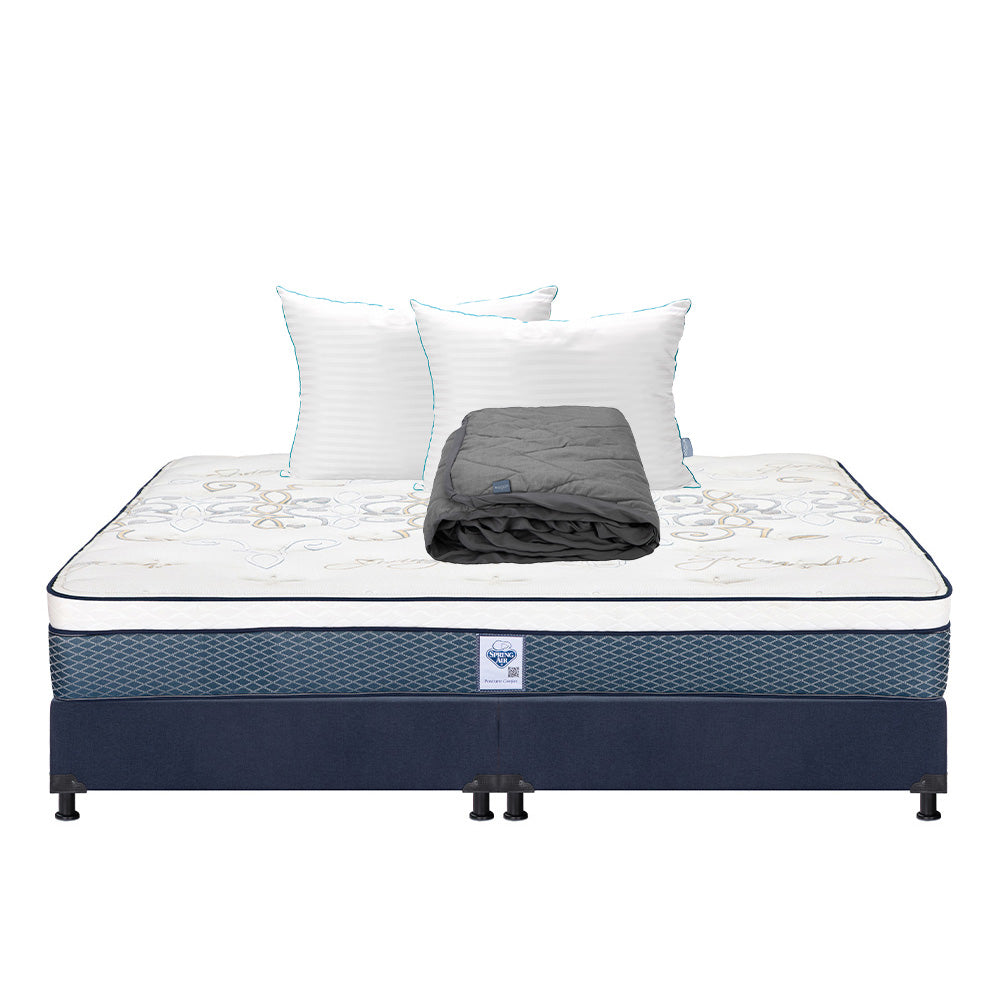 Colchón Spring Air Cantabria con Box con Ropa de Cama