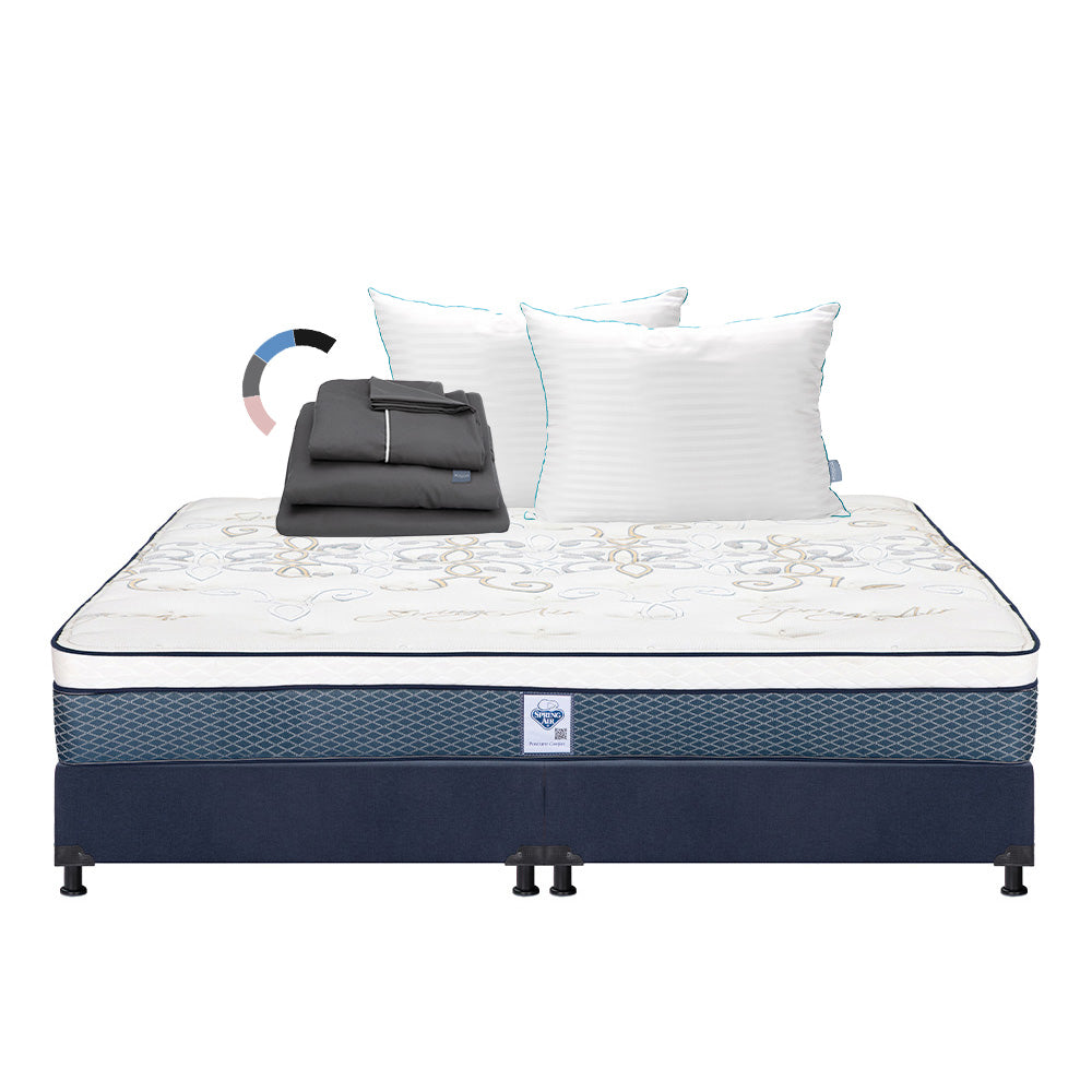 Colchón Spring Air Cantabria con Box con Ropa de Cama