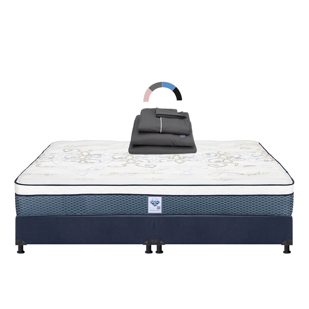 Colchón Spring Air Cantabria con Box con Ropa de Cama