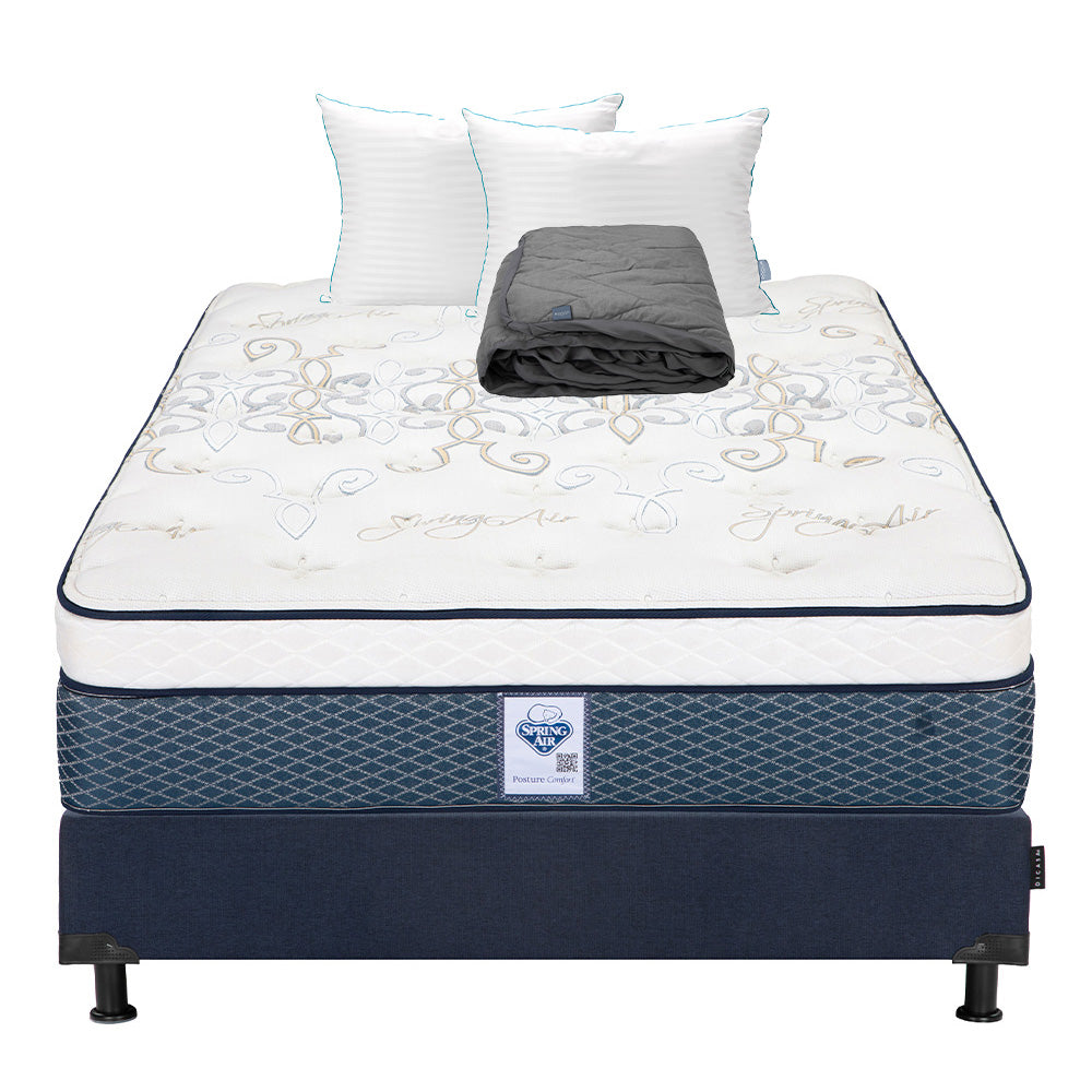 Colchón Spring Air Cantabria con Box con Ropa de Cama