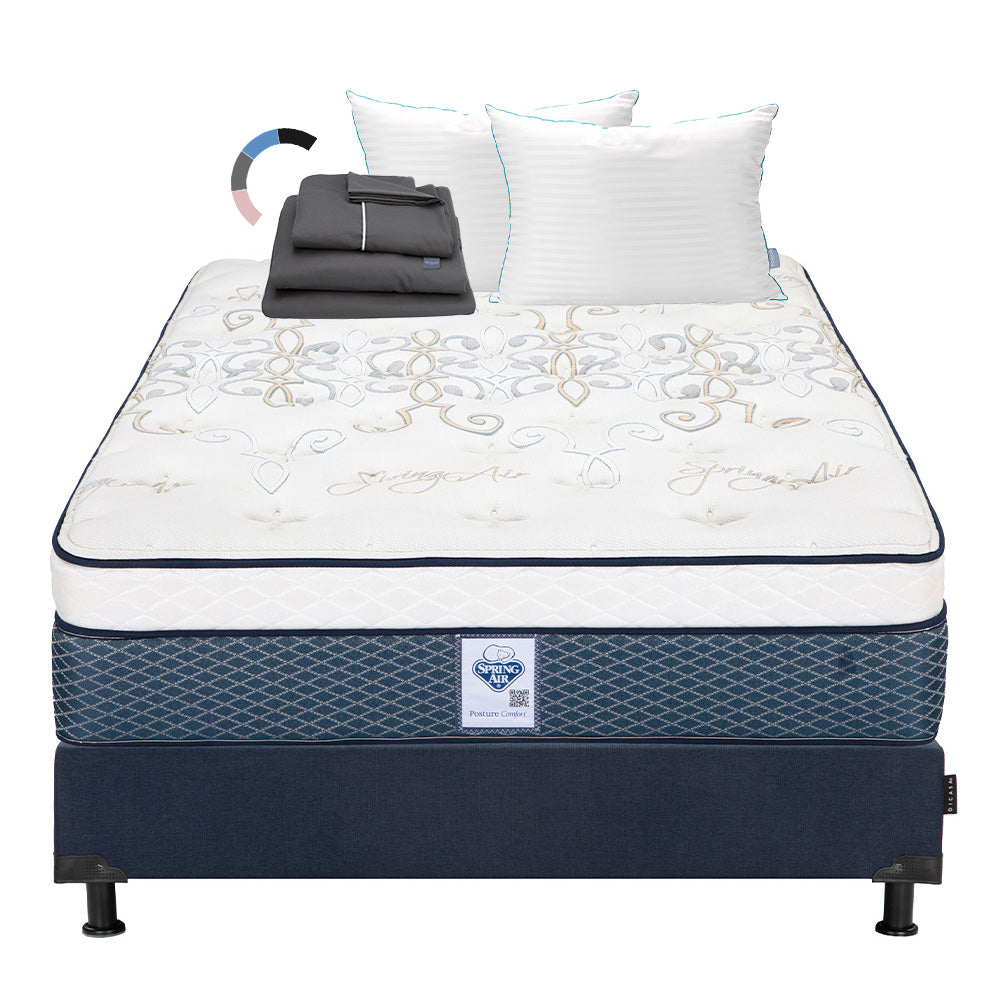 Colchón Spring Air Cantabria con Box con Ropa de Cama