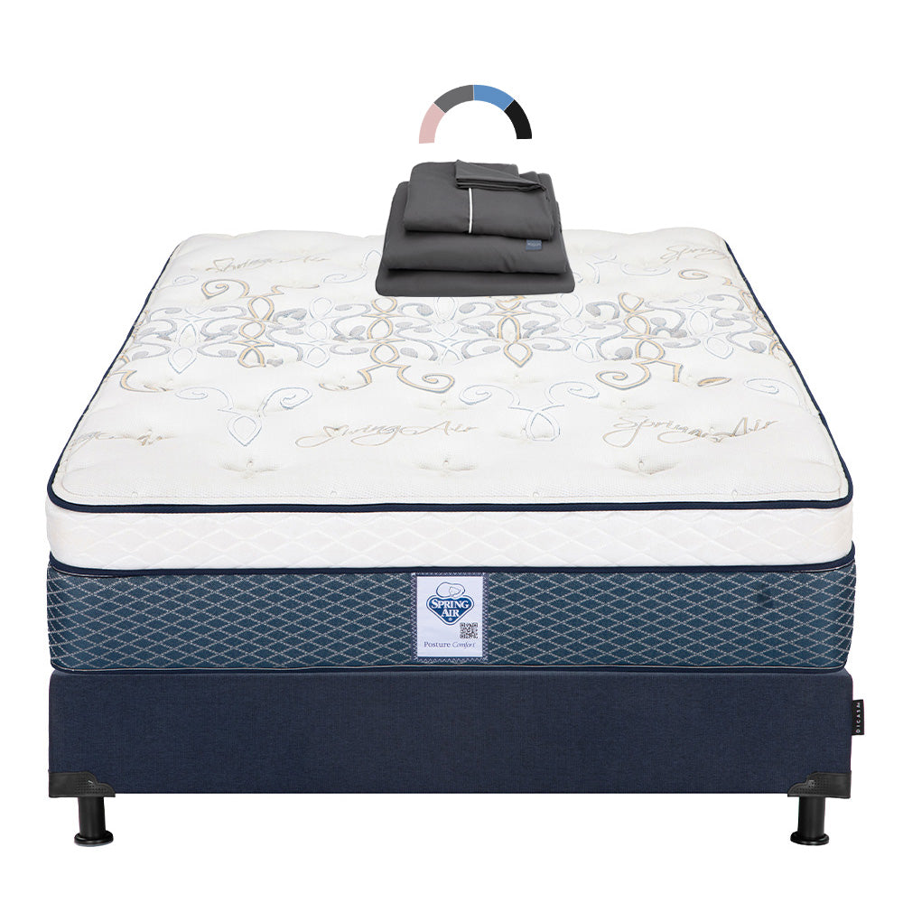 Colchón Spring Air Cantabria con Box con Ropa de Cama