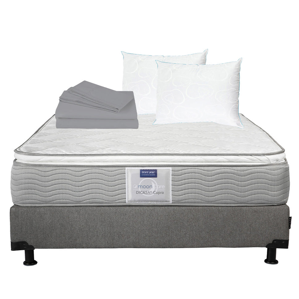 Colchón Restonic Cupra con Box con Ropa de Cama
