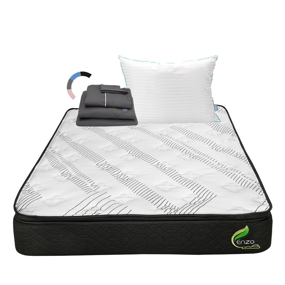 Colchón Enzo con Ropa de Cama